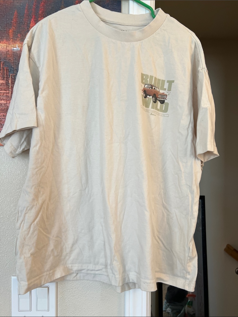 Built Wild Graphic Tee - Cream - Unbranded
